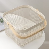 Корзинка универсальная LaDо́m, 26,5&times;25,5&times;18 см, цвет белый