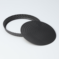 Форма для выпечки Доляна Galaxy перфорированная, 26&times;3 см, съёмное дно, антипригарное покрытие