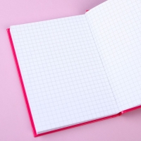 Блокнот А6, 64 листа, в твёрдой обложке, Минни Маус