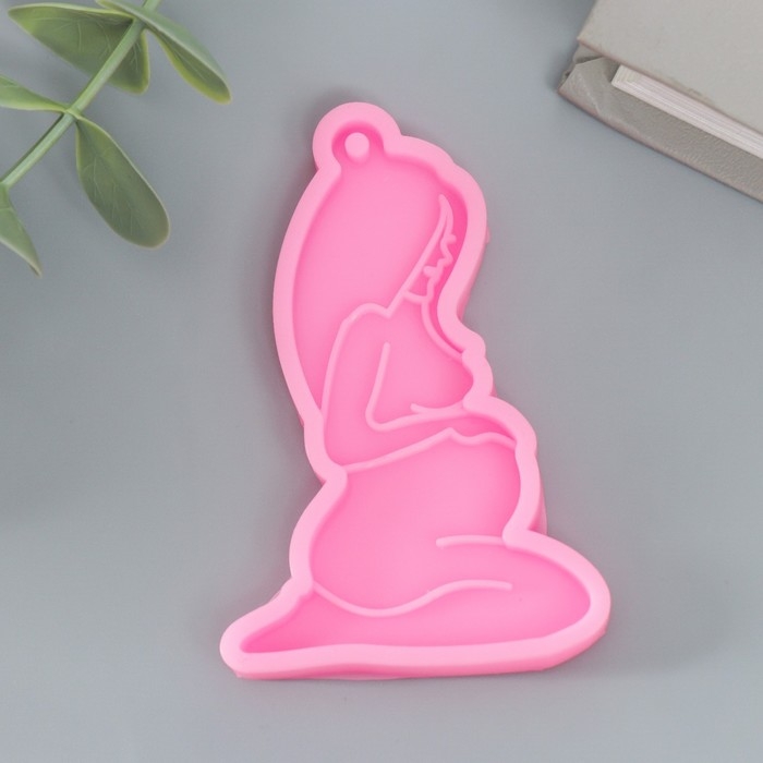 Молд силикон Молд силикон "Будущая мама" 8,5х6 см