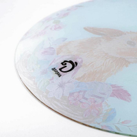 Тортовница стеклянная с лопаткой Доляна &laquo;Кролик&raquo;, d=30 см, лопатка 26,5&times;7&times;2 см