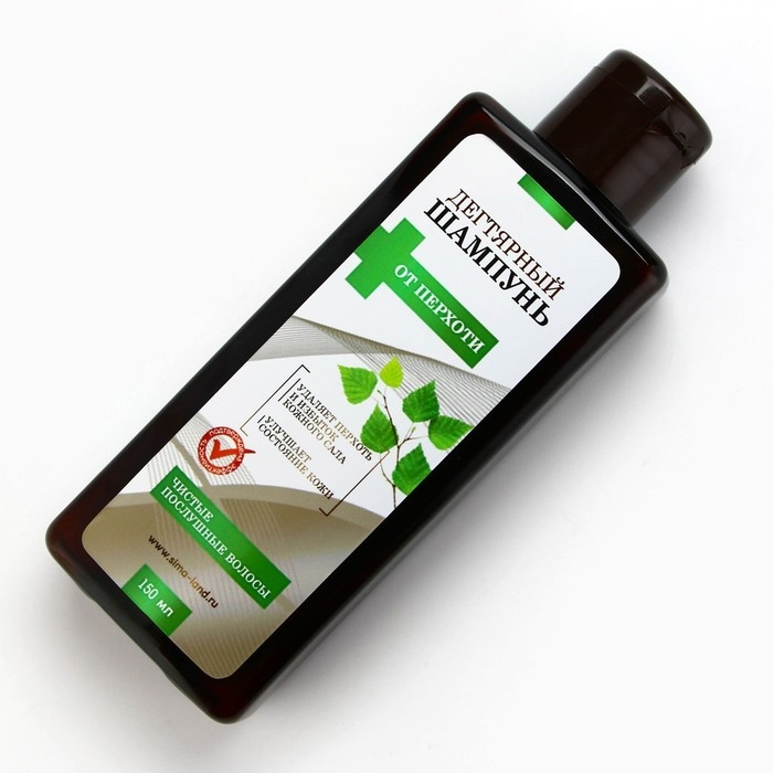 Дегтярный шампунь для волос против перхоти, 150 мл, КЛАДОВАЯ КРАСОТЫ Дегтярный шампунь для волос против перхоти, 150 мл, КЛАДОВАЯ КРАСОТЫ
