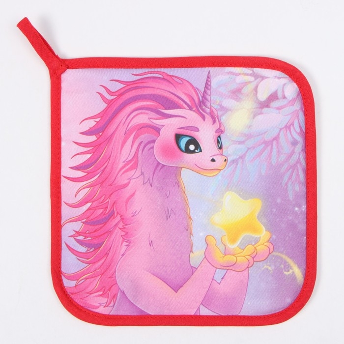 Прихватка Этель "Волшебства" 19х19 см, 100% хл, ватин 250 г/м2