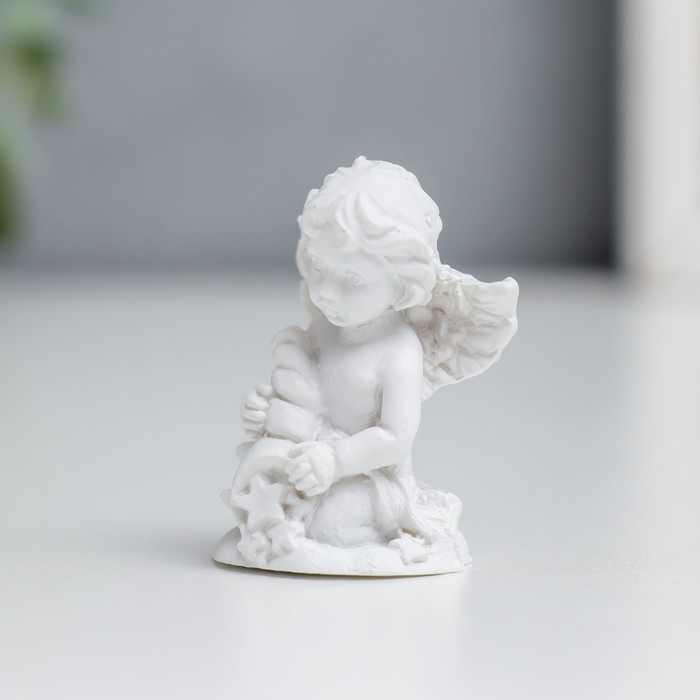 Сувенир полистоун Сувенир полистоун "Белоснежный ангел со звёздочками" МИКС 4х3х2,5 см
