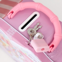 Копилка металл с замочком "Домик с жителями" МИКС 19х6,5х9,5 см Копилка металл с замочком "Домик с жителями" МИКС 19х6,5х9,5 см