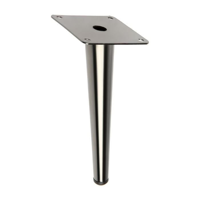 Опора мебельная CAPPIO OP07,h=200мм,толщ площ 1,8, цвет глянцевый черный Опора мебельная CAPPIO OP07,h=200мм,толщ площ 1,8, цвет глянцевый черный