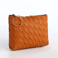 Кошелёк женский на молнии, цвет рыжий Кошелёк женский на молнии, цвет рыжий