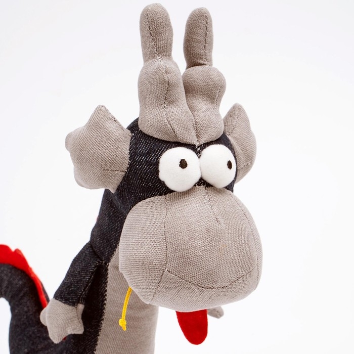 Мягкая игрушка «Дракон», 26 см, цвет серый Мягкая игрушка «Дракон», 26 см, цвет серый