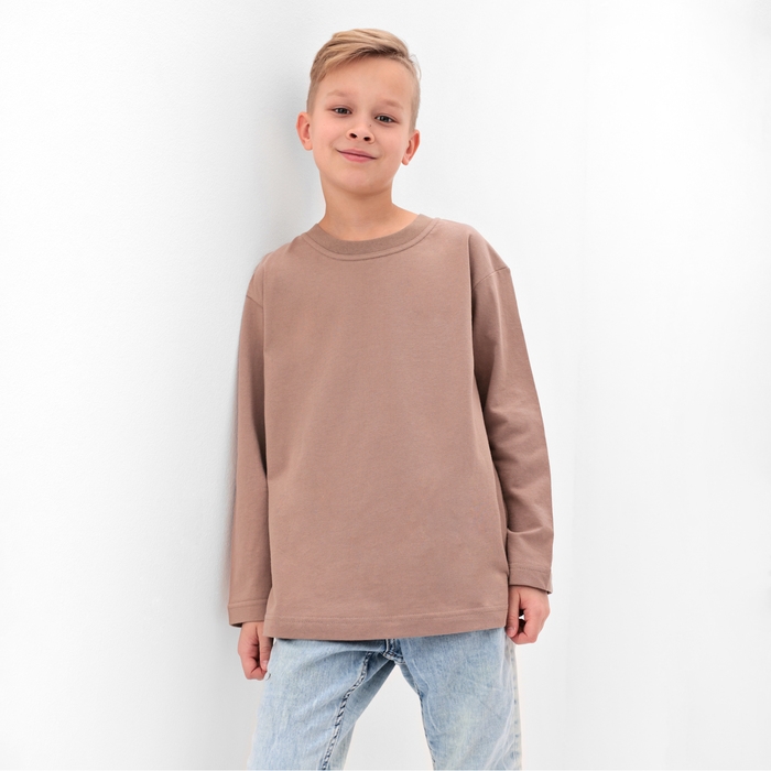 Лонгслив детский MINAKU, цвет бежевый, рост 104 см