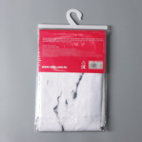 Штора для ванны Доляна &laquo;Мрамор&raquo; с люверсами, 180&times;180 см