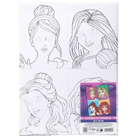Картина по номерам на подрамнике, 30х40 см, Принцессы