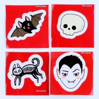 Хэллоуин. Антистресс сквиш мялка &laquo;Сюрприз&raquo;, с наклейками, цвета МИКС