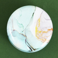 Ароматическая свеча из соевого воска &laquo;Сказочная&raquo;, аромат бабл гам, 6 х 6 х 4 см.