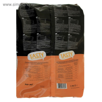Сухой корм Tasty для взрослых  кошек, говядина, 10 кг