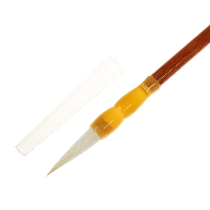 Кисть круглая для каллиграфии, ворс Кисть круглая для каллиграфии, ворс "Коза", №3