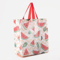 Сумка хозяйственная без застёжки, цвет красный Сумка хозяйственная без застёжки, цвет красный