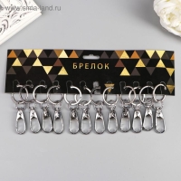 Брелок металл "Карабин округлый" 7х1,8 см Брелок металл "Карабин округлый" 7х1,8 см