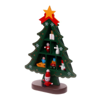 Новогодний сувенир «Ёлка с ячейками под подарки», 14,5 × 19,5 см, зелёная Новогодний сувенир «Ёлка с ячейками под подарки», 14,5 × 19,5 см, зелёная