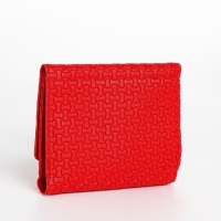 Кошелёк женский на кнопке, цвет красный Кошелёк женский на кнопке, цвет красный
