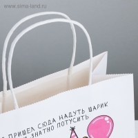 Пакет подарочный, упаковка, &laquo;Туса&raquo;, 22 х 22 х 11 см