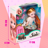 Кукла модная шарнирная &laquo;Меган&raquo;, с питомцем и аксессуарами, МИКС