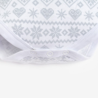 Боди-платье Крошка Я "Олени", рост 68-74 см, белый