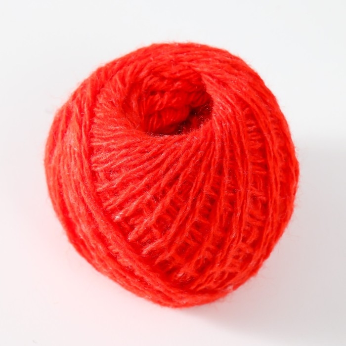 Пряжа "Акрил" 100% акрил, 100м/40&plusmn;5 гр (Алый)