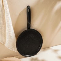 Сковорода блинная алюминиевая с антипригарным покрытием SL Home, d=22 см, h=1,6 см, индукция, цвет чёрный Сковорода блинная алюминиевая с антипригарным покрытием SL Home, d=22 см, h=1,6 см, индукция, цвет чёрный