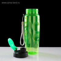 Бутылка для воды спортивная, 650 мл, 23 х 7 см, зеленая Бутылка для воды спортивная, 650 мл, 23 х 7 см, зеленая