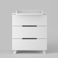 Комод пеленальный детский ИНКАНТО Anniken LUX 800/3, 80х45х92 см., 3 ящика, цвет белый