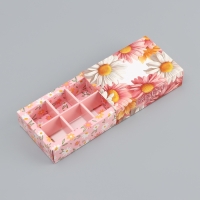 Коробка складная для 6 конфет "Презент", 13,7 х 9,8 х 3,8 см. Кондитерская упаковка Коробка складная для 6 конфет "Презент", 13,7 х 9,8 х 3,8 см. Кондитерская упаковка