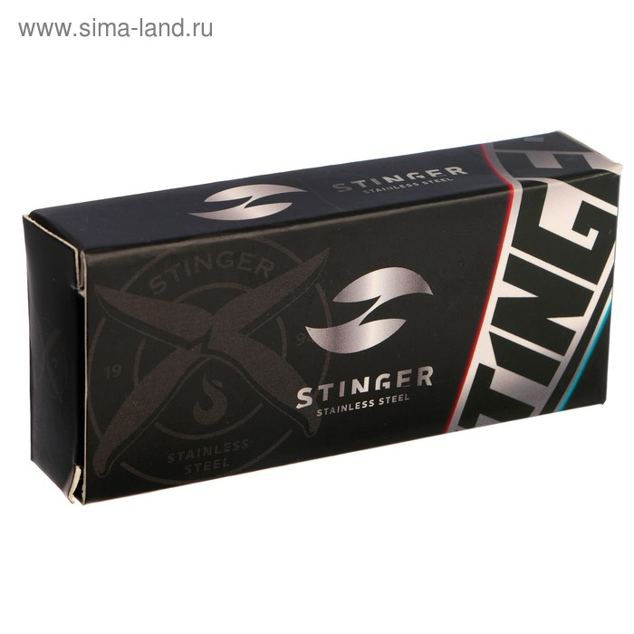 Складной нож Stinger с клипом, 165 мм, рукоять: нержавеющая сталь, дерево, подарочный бокс Складной нож Stinger с клипом, 165 мм, рукоять: нержавеющая сталь, дерево, подарочный бокс