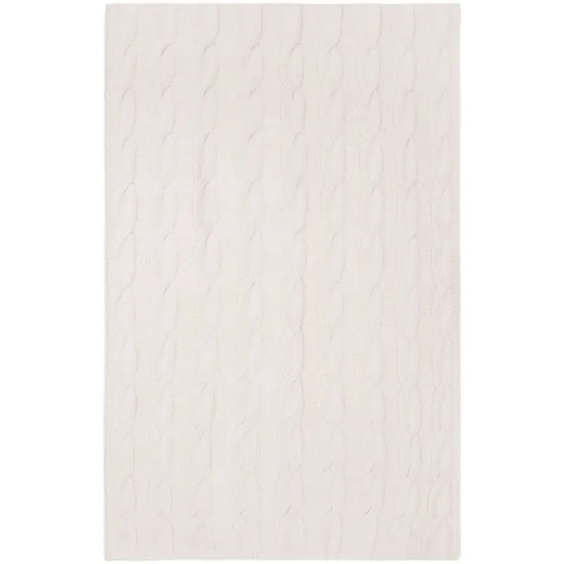 Плед Snefald, жемчужно-белый