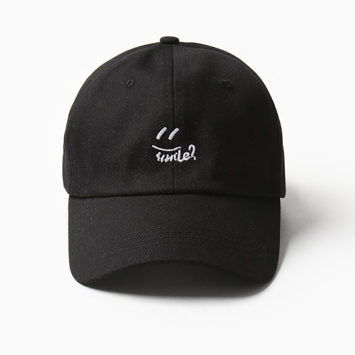 Кепка женская MINAKU Кепка женская MINAKU "Smile", цвет черный, р-р 54-56