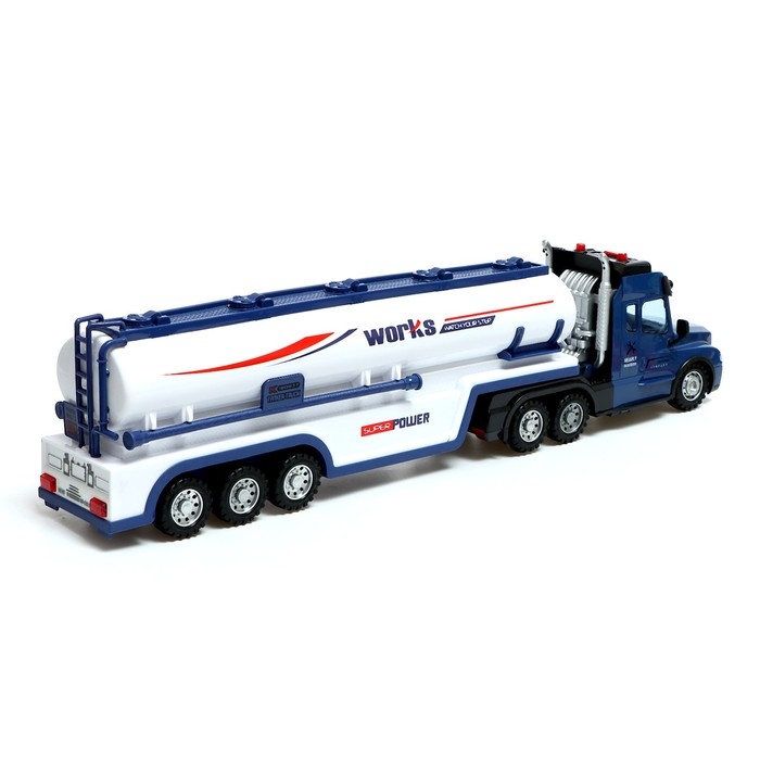 Грузовик радиоуправляемый &laquo;Бензовоз&raquo;, работает от батареек, световые эффекты