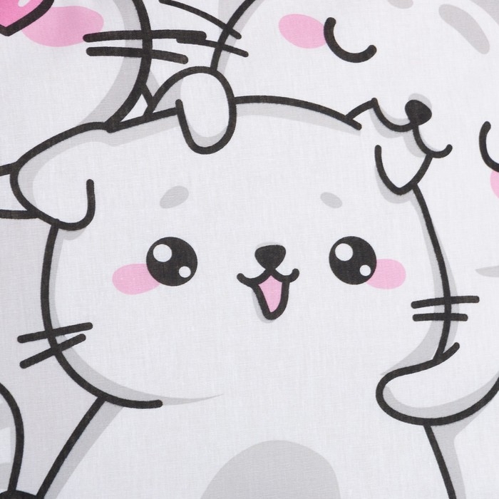 Постельное бельё Этель 1,5 сп Постельное бельё Этель 1,5 сп "Sweet cats", 143х215 см, 150х214 см, 50х70 см -1 шт, 100% хлопок, бязь