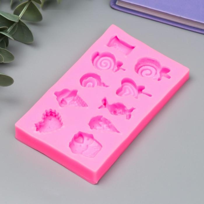 Молд силикон Молд силикон "Сладости" 10 предметов 6,8х11,5 см