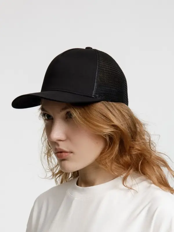 Бейсболка Seguro Air, черная Бейсболка Seguro Air, черная