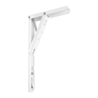 Кронштейн складной для столов и полок ТУНДРА, F001 , 2 шт., длина 250 мм., сталь, цвет белый 97039 Кронштейн складной для столов и полок ТУНДРА, F001 , 2 шт., длина 250 мм., сталь, цвет белый 97039