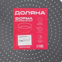 Форма для выпечки Доляна Galaxy перфорированная, 28×3 см, съёмное дно, антипригарное покрытие Форма для выпечки Доляна Galaxy перфорированная, 28×3 см, съёмное дно, антипригарное покрытие