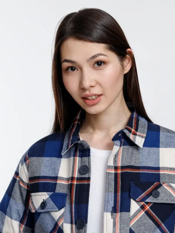 Куртка-рубашка оверсайз унисекс Noah, синяя, размер XS/S