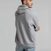 Толстовка с капюшоном Snake II серый меланж, размер XXL