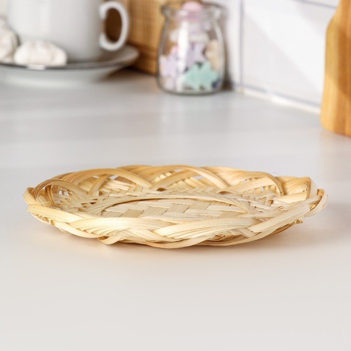 Тарелка плетеная, D=20см Тарелка плетеная, D=20см