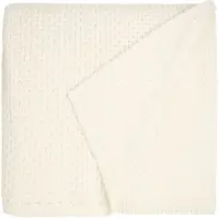 Плед Serenita, молочно-белый