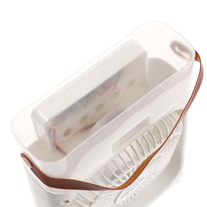 Портативный вентилятор LOF-06, с функцией увлажнителя, 3 скорости, питание USB, белый Портативный вентилятор LOF-06, с функцией увлажнителя, 3 скорости, питание USB, белый