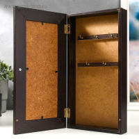 Ключница  "Цветы" венге 16х31 см МИКС