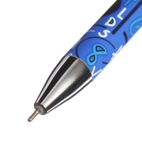 Ручка шариковая автоматическая 0,7 мм, Vinson, синяя масляная, софттач, штрихкод на шт, МИКС Ручка шариковая автоматическая 0,7 мм, Vinson, синяя масляная, софттач, штрихкод на шт, МИКС