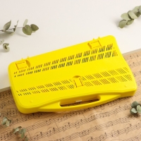 Музыкальный инструмент Металлофон Music Life, 25 тонов, футляр, 2 палочки, желтый Музыкальный инструмент Металлофон Music Life, 25 тонов, футляр, 2 палочки, желтый