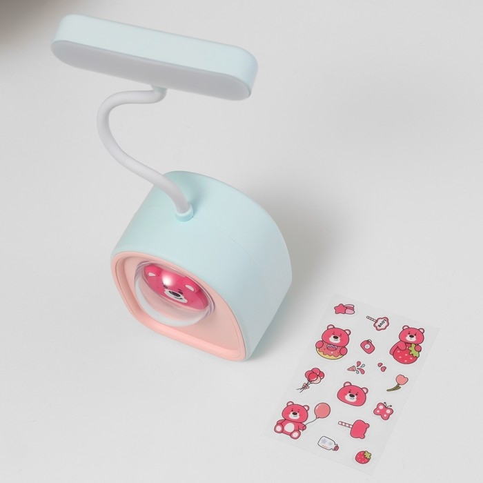 Ночник Ночник "Кидс" LED 3Вт USB АКБ бело-голубой 7,5х5,3х20,5 см