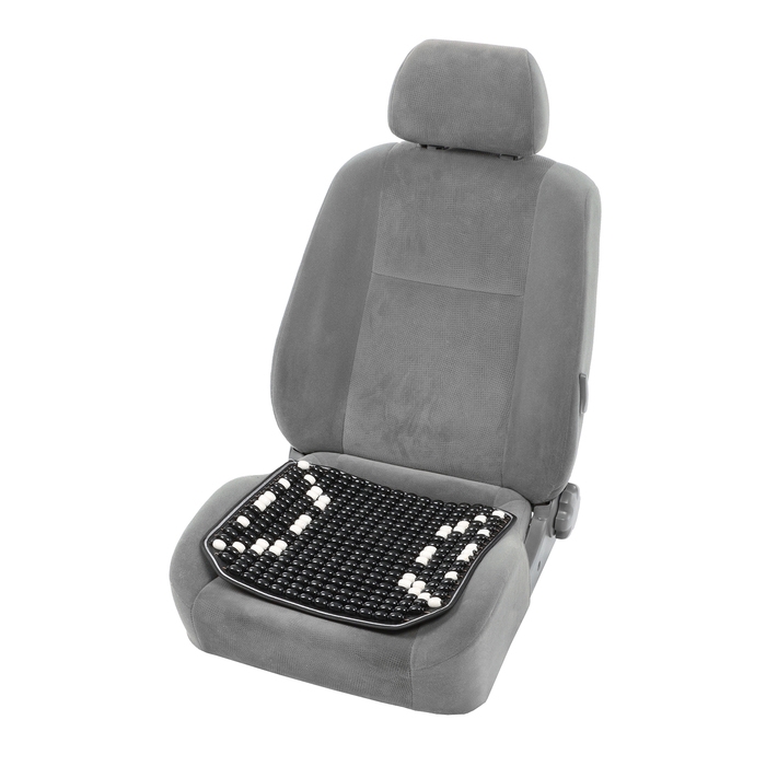 Накидка-массажер на сиденье 41&times;41 см, дерево, черный